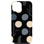 A Minimalist Pattern With Simple Lines And Shapes, Creating A Clean And Modern Aesthetic 03 iPhone 14 Black UV Print PC Hardshell Case