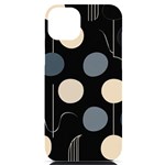 A Minimalist Pattern With Simple Lines And Shapes, Creating A Clean And Modern Aesthetic 03 iPhone 14 Plus Black UV Print PC Hardshell Case