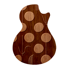 A Minimalist Pattern With Simple Lines And Shapes, Creating A Clean And Modern Aesthetic 03 Guitar Shape Wood Guitar Pick Holder Case And Picks Set from ArtsNow.com Front