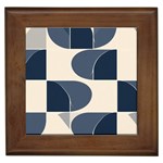 A Minimalist Pattern With Simple Lines And Shapes, Creating A Clean And Modern Aesthetic 04 Framed Tile