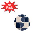 A Minimalist Pattern With Simple Lines And Shapes, Creating A Clean And Modern Aesthetic 04 1  Mini Magnet (10 pack) 