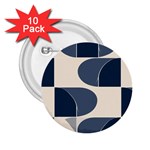 A Minimalist Pattern With Simple Lines And Shapes, Creating A Clean And Modern Aesthetic 04 2.25  Buttons (10 pack) 