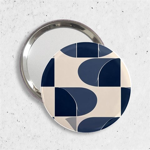 A Minimalist Pattern With Simple Lines And Shapes, Creating A Clean And Modern Aesthetic 04 2.25  Handbag Mirrors from ArtsNow.com Front