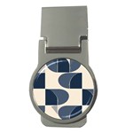 A Minimalist Pattern With Simple Lines And Shapes, Creating A Clean And Modern Aesthetic 04 Money Clips (Round) 