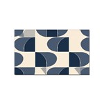 A Minimalist Pattern With Simple Lines And Shapes, Creating A Clean And Modern Aesthetic 04 Sticker Rectangular (10 pack)