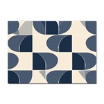 A Minimalist Pattern With Simple Lines And Shapes, Creating A Clean And Modern Aesthetic 04 Sticker A4 (100 pack)