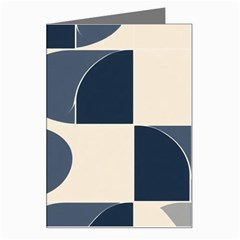 A Minimalist Pattern With Simple Lines And Shapes, Creating A Clean And Modern Aesthetic 04 Greeting Card from ArtsNow.com Left