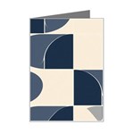 A Minimalist Pattern With Simple Lines And Shapes, Creating A Clean And Modern Aesthetic 04 Mini Greeting Card