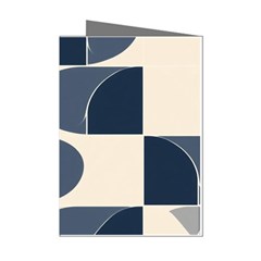 A Minimalist Pattern With Simple Lines And Shapes, Creating A Clean And Modern Aesthetic 04 Mini Greeting Cards (Pkg of 8) from ArtsNow.com Left