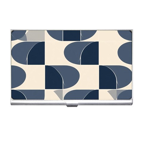 A Minimalist Pattern With Simple Lines And Shapes, Creating A Clean And Modern Aesthetic 04 Business Card Holder from ArtsNow.com Front