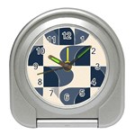 A Minimalist Pattern With Simple Lines And Shapes, Creating A Clean And Modern Aesthetic 04 Travel Alarm Clock