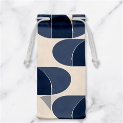 A Minimalist Pattern With Simple Lines And Shapes, Creating A Clean And Modern Aesthetic 04 Jewelry Bag from ArtsNow.com Front