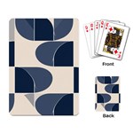 A Minimalist Pattern With Simple Lines And Shapes, Creating A Clean And Modern Aesthetic 04 Playing Cards Single Design (Rectangle)