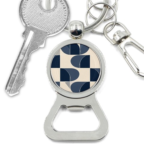 A Minimalist Pattern With Simple Lines And Shapes, Creating A Clean And Modern Aesthetic 04 Bottle Opener Key Chain from ArtsNow.com Front