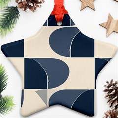 A Minimalist Pattern With Simple Lines And Shapes, Creating A Clean And Modern Aesthetic 04 Star Ornament (Two Sides) from ArtsNow.com Front