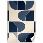 A Minimalist Pattern With Simple Lines And Shapes, Creating A Clean And Modern Aesthetic 04 Canvas 24  x 36 