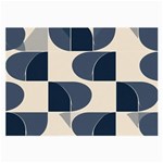 A Minimalist Pattern With Simple Lines And Shapes, Creating A Clean And Modern Aesthetic 04 Large Glasses Cloth (2 Sides)