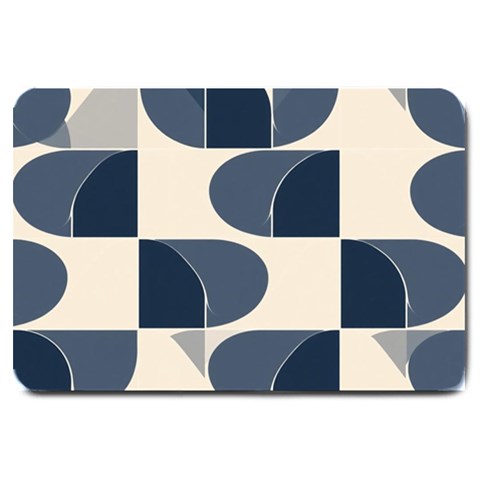 A Minimalist Pattern With Simple Lines And Shapes, Creating A Clean And Modern Aesthetic 04 Large Doormat from ArtsNow.com 30 x20  Door Mat