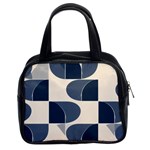 A Minimalist Pattern With Simple Lines And Shapes, Creating A Clean And Modern Aesthetic 04 Classic Handbag (Two Sides)