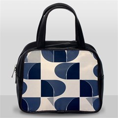 A Minimalist Pattern With Simple Lines And Shapes, Creating A Clean And Modern Aesthetic 04 Classic Handbag (Two Sides) from ArtsNow.com Back