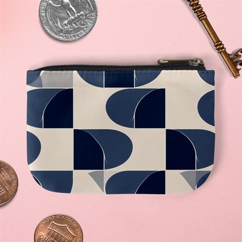 A Minimalist Pattern With Simple Lines And Shapes, Creating A Clean And Modern Aesthetic 04 Mini Coin Purse from ArtsNow.com Back