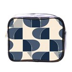 A Minimalist Pattern With Simple Lines And Shapes, Creating A Clean And Modern Aesthetic 04 Mini Toiletries Bag (One Side)