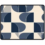 A Minimalist Pattern With Simple Lines And Shapes, Creating A Clean And Modern Aesthetic 04 Fleece Blanket (Medium)