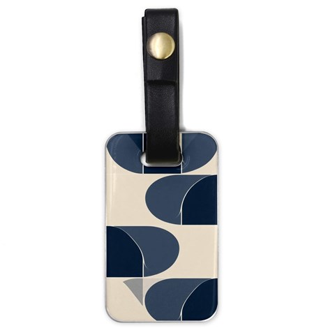 A Minimalist Pattern With Simple Lines And Shapes, Creating A Clean And Modern Aesthetic 04 Luggage Tag (one side) from ArtsNow.com Front