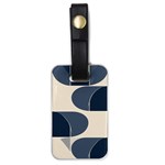 A Minimalist Pattern With Simple Lines And Shapes, Creating A Clean And Modern Aesthetic 04 Luggage Tag (one side)