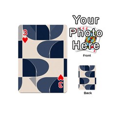 A Minimalist Pattern With Simple Lines And Shapes, Creating A Clean And Modern Aesthetic 04 Playing Cards 54 Designs (Mini) from ArtsNow.com Front - Heart3