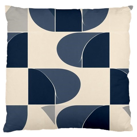 A Minimalist Pattern With Simple Lines And Shapes, Creating A Clean And Modern Aesthetic 04 Large Cushion Case (One Side) from ArtsNow.com Front