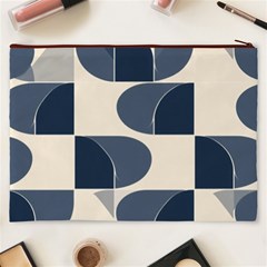 A Minimalist Pattern With Simple Lines And Shapes, Creating A Clean And Modern Aesthetic 04 Cosmetic Bag (XXXL) from ArtsNow.com Back