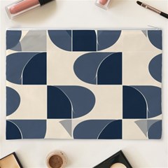 A Minimalist Pattern With Simple Lines And Shapes, Creating A Clean And Modern Aesthetic 04 Cosmetic Bag (XXXL) from ArtsNow.com Back