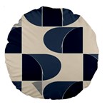 A Minimalist Pattern With Simple Lines And Shapes, Creating A Clean And Modern Aesthetic 04 Large 18  Premium Round Cushions