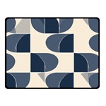 A Minimalist Pattern With Simple Lines And Shapes, Creating A Clean And Modern Aesthetic 04 Two Sides Fleece Blanket (Small)