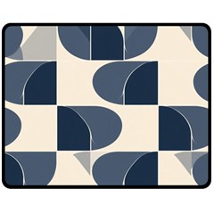 A Minimalist Pattern With Simple Lines And Shapes, Creating A Clean And Modern Aesthetic 04 Two Sides Fleece Blanket (Medium) from ArtsNow.com 58.8 x47.4  Blanket Front