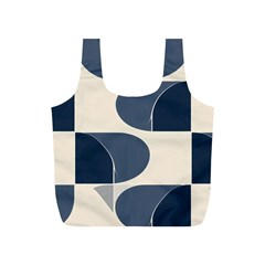 A Minimalist Pattern With Simple Lines And Shapes, Creating A Clean And Modern Aesthetic 04 Full Print Recycle Bag (S) from ArtsNow.com Front