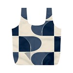 A Minimalist Pattern With Simple Lines And Shapes, Creating A Clean And Modern Aesthetic 04 Full Print Recycle Bag (M)