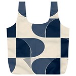 A Minimalist Pattern With Simple Lines And Shapes, Creating A Clean And Modern Aesthetic 04 Full Print Recycle Bag (XL)