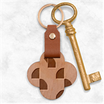 A Minimalist Pattern With Simple Lines And Shapes, Creating A Clean And Modern Aesthetic 04 Engraved Wood Key Chain