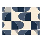 A Minimalist Pattern With Simple Lines And Shapes, Creating A Clean And Modern Aesthetic 04 Two Sides Premium Plush Fleece Blanket (Mini)