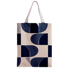 A Minimalist Pattern With Simple Lines And Shapes, Creating A Clean And Modern Aesthetic 04 Zipper Classic Tote Bag from ArtsNow.com Front