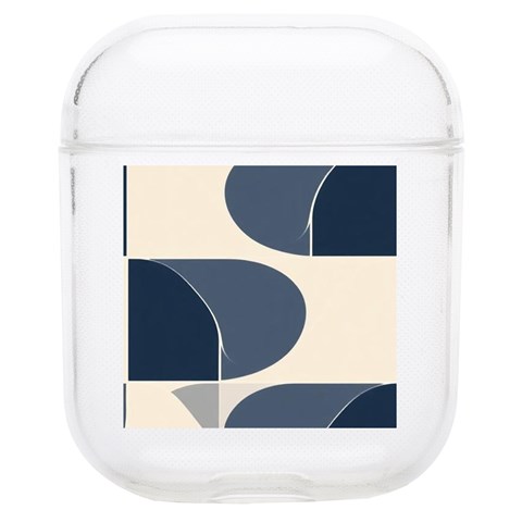 A Minimalist Pattern With Simple Lines And Shapes, Creating A Clean And Modern Aesthetic 04 Soft TPU AirPods 1/2 Case from ArtsNow.com Front