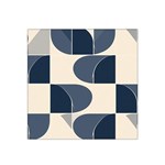 A Minimalist Pattern With Simple Lines And Shapes, Creating A Clean And Modern Aesthetic 04 Satin Bandana Scarf 22  x 22 