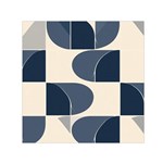 A Minimalist Pattern With Simple Lines And Shapes, Creating A Clean And Modern Aesthetic 04 Square Satin Scarf (30  x 30 )