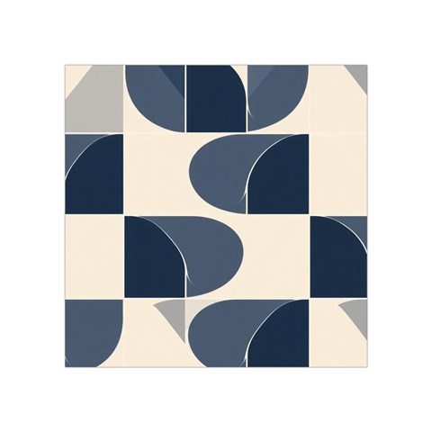 A Minimalist Pattern With Simple Lines And Shapes, Creating A Clean And Modern Aesthetic 04 Square Tapestry (Small) from ArtsNow.com Front