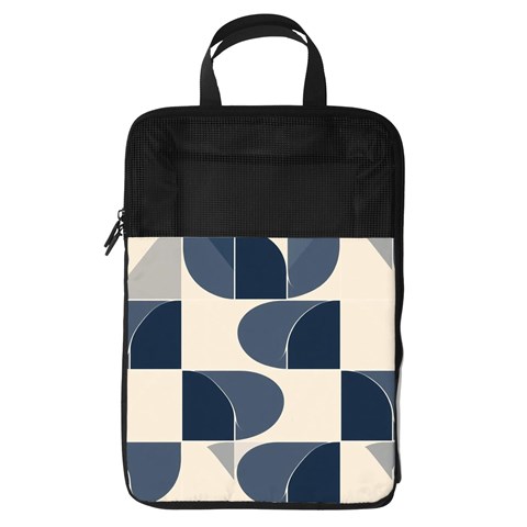 A Minimalist Pattern With Simple Lines And Shapes, Creating A Clean And Modern Aesthetic 04 Foldable Shoe Storage Bag from ArtsNow.com Front