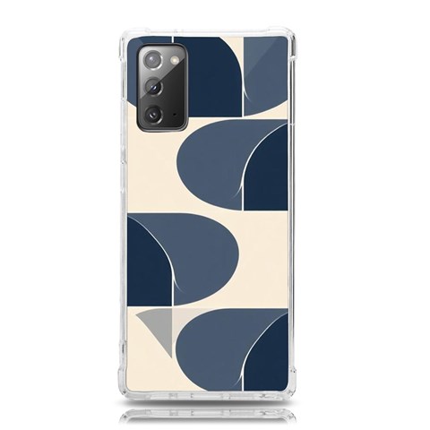 A Minimalist Pattern With Simple Lines And Shapes, Creating A Clean And Modern Aesthetic 04 Samsung Galaxy Note 20 TPU UV Case from ArtsNow.com Front