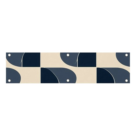 A Minimalist Pattern With Simple Lines And Shapes, Creating A Clean And Modern Aesthetic 04 Banner and Sign 4  x 1  from ArtsNow.com Front