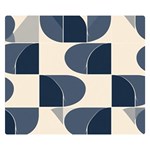 A Minimalist Pattern With Simple Lines And Shapes, Creating A Clean And Modern Aesthetic 04 Premium Plush Fleece Blanket (Small)